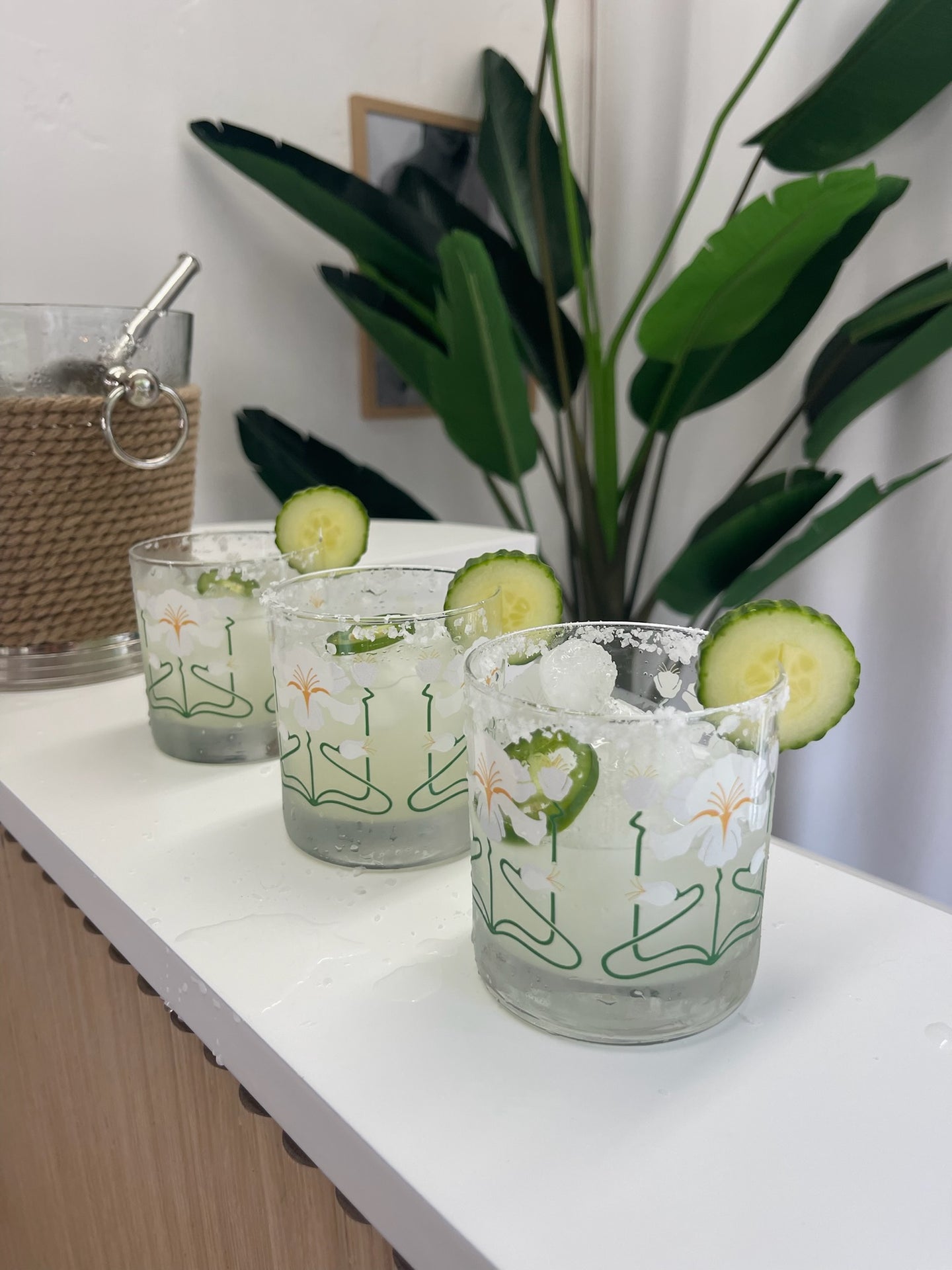 Savoring Summer: LLSwim's Spicy Cucumber Margaritas