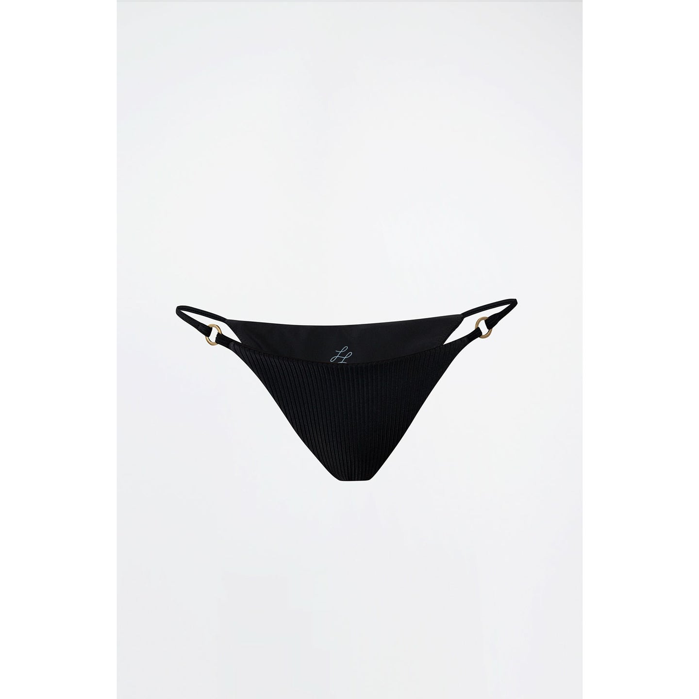 Marley Black Ribbed Bottoms