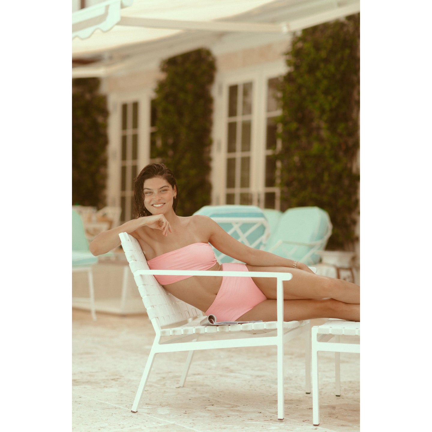 Jagger Pink Ribbed Bottoms